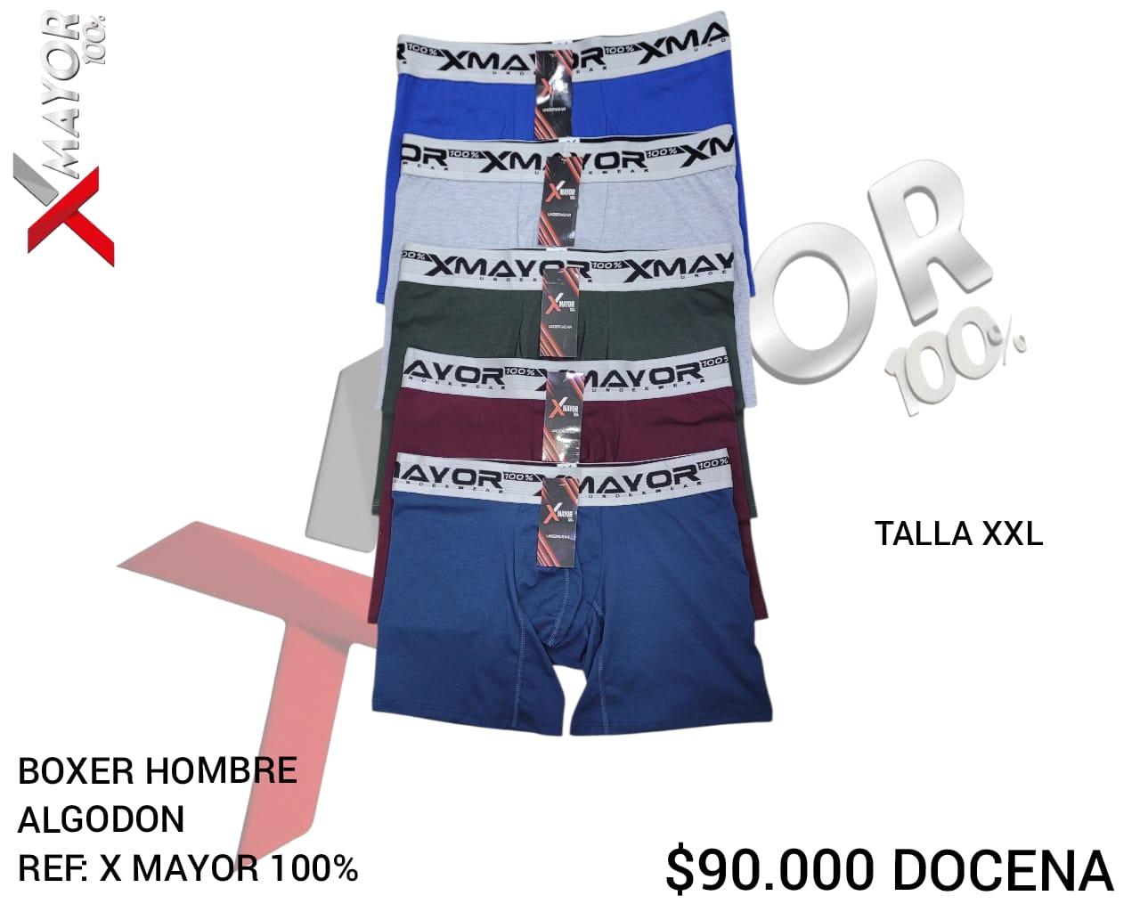 Boxer Algodon X MAYOR 100%