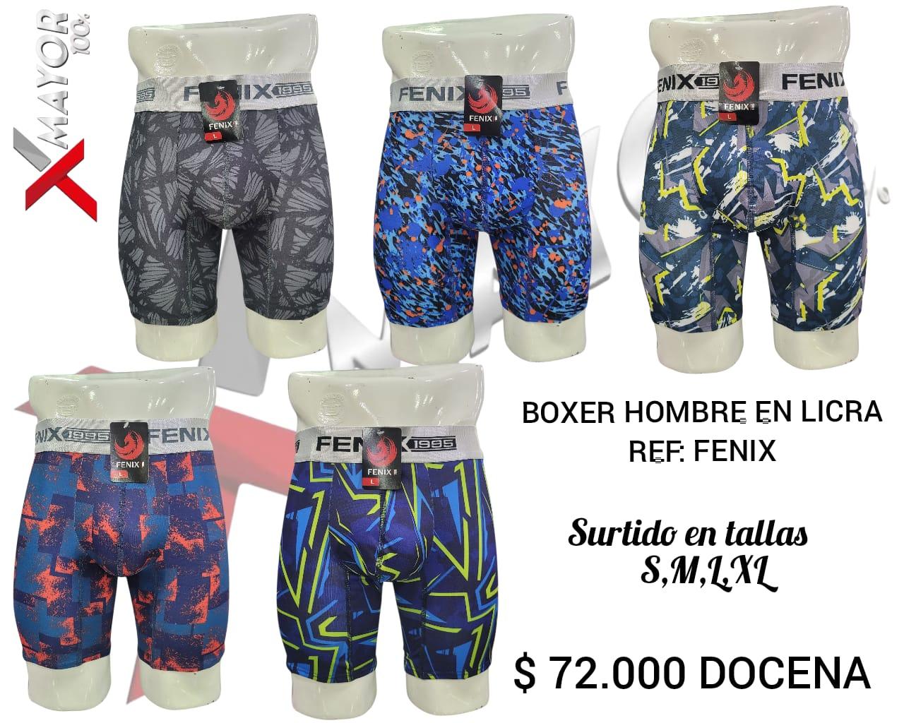 Boxer Licra Surtido FENIX