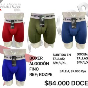 Boxer Algodon Fino ROZPE