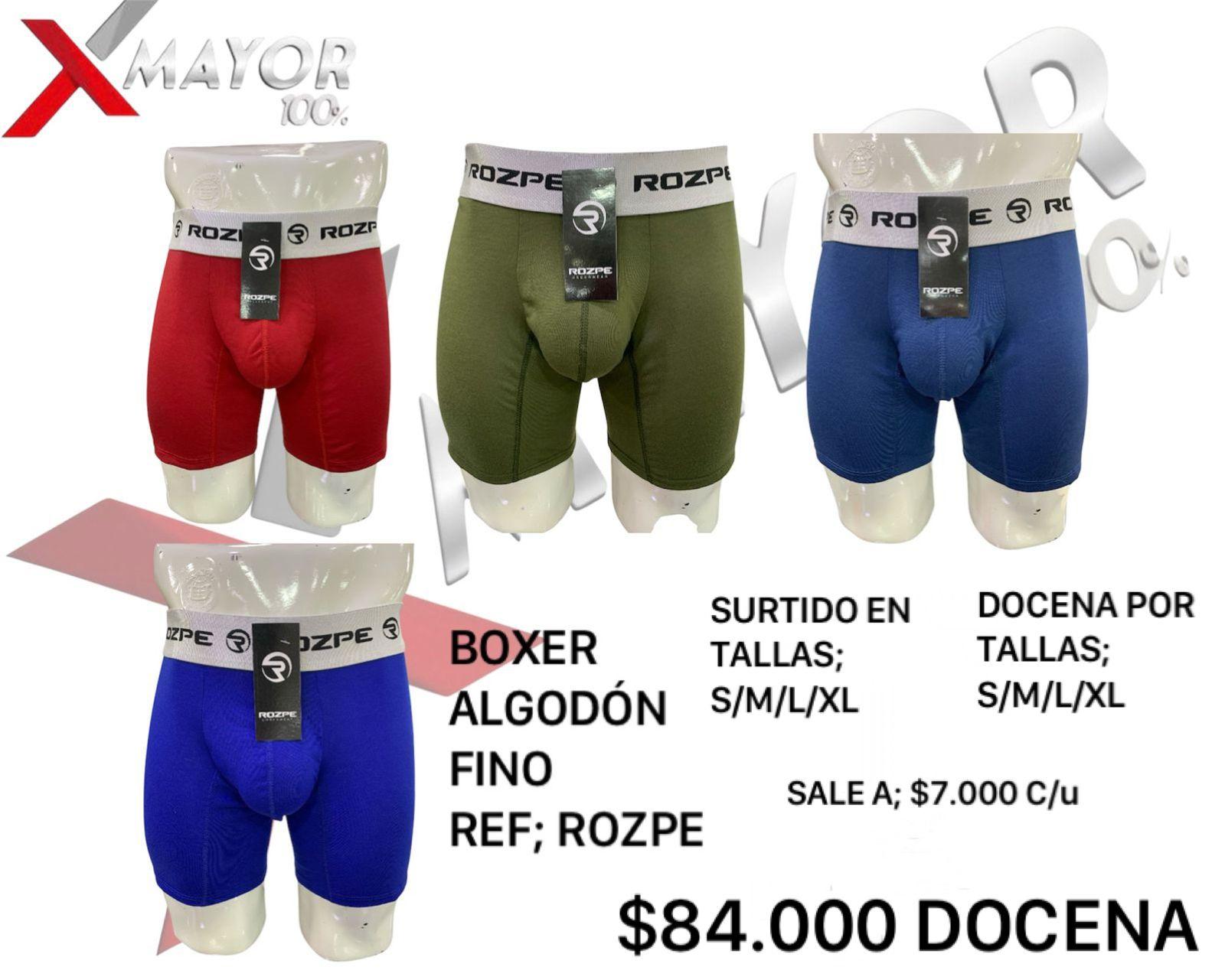 Boxer Algodon Fino ROZPE