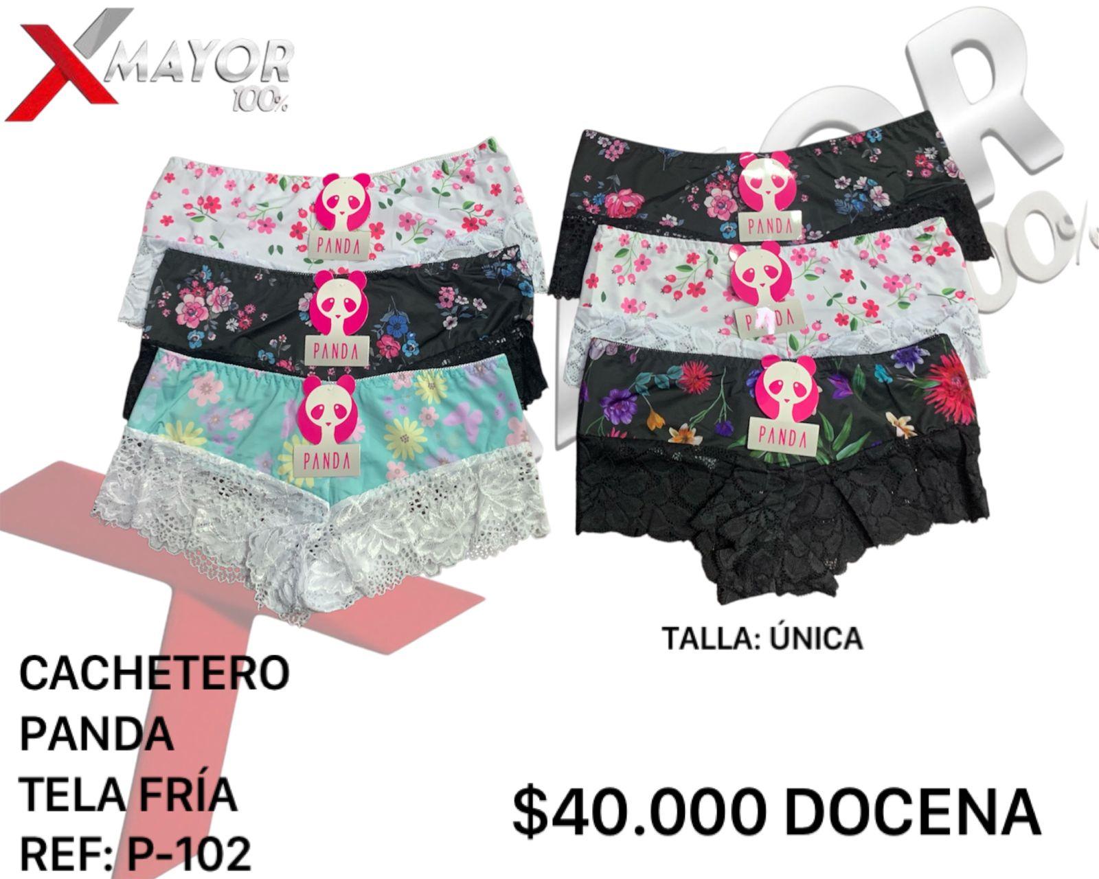 Cachetero Encaje Tela Fria PANDA