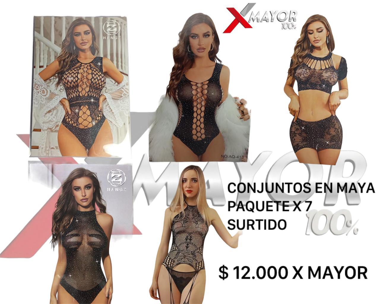 Conjunto en Maya Paquete X7