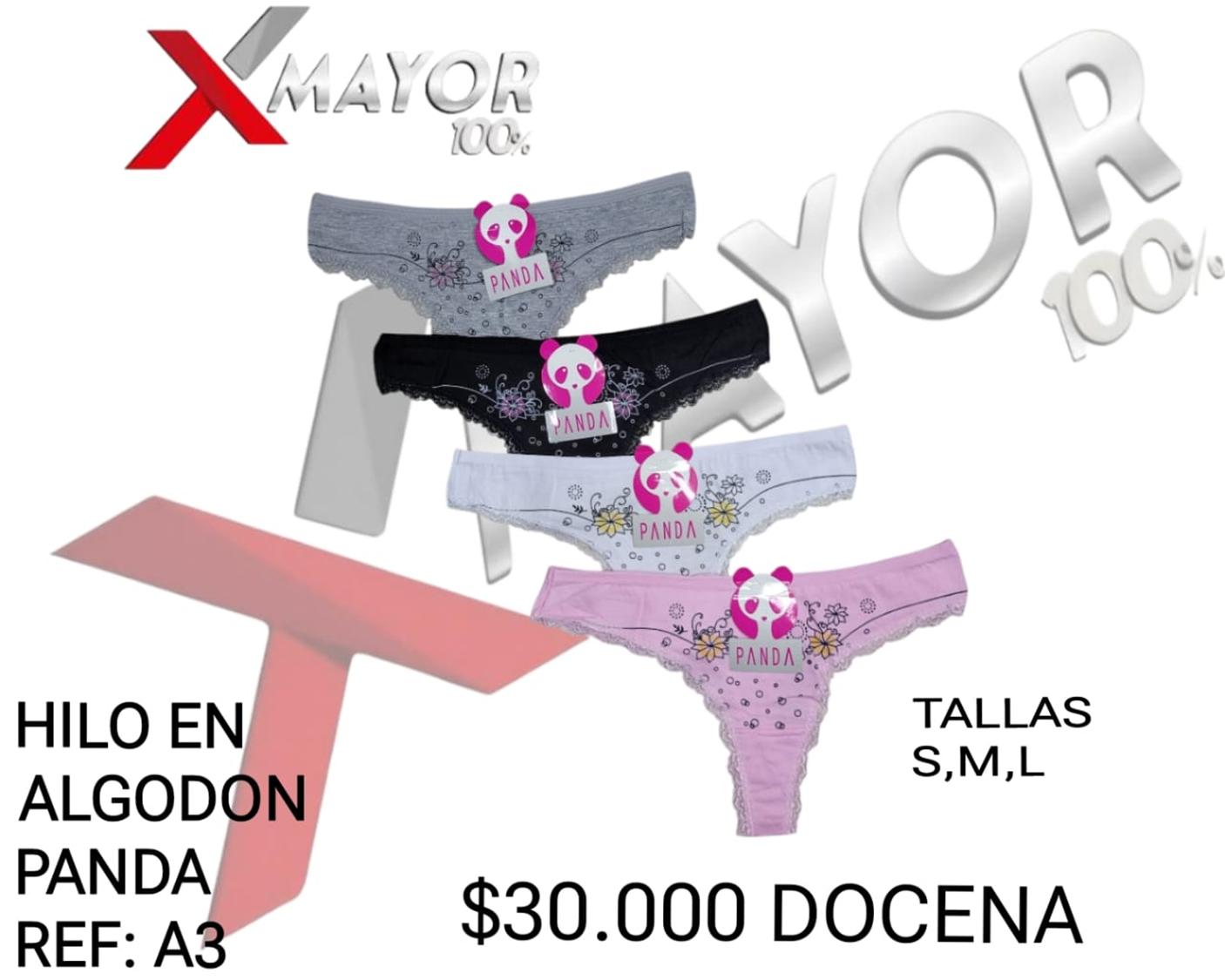 Tanga Hilo Algodon 2 PANDA