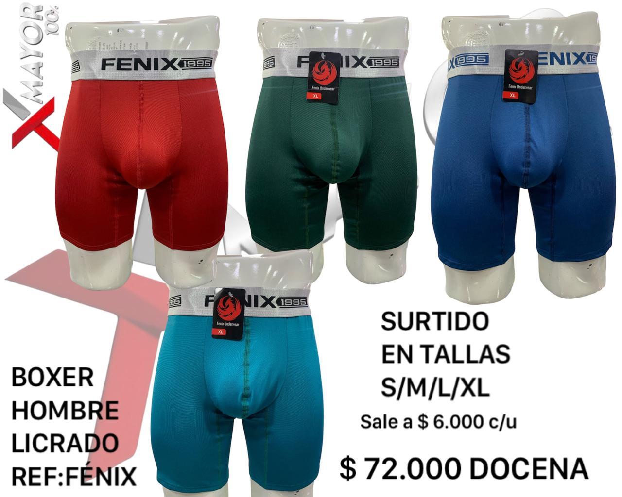 Boxer Licrado Surtido FENIX