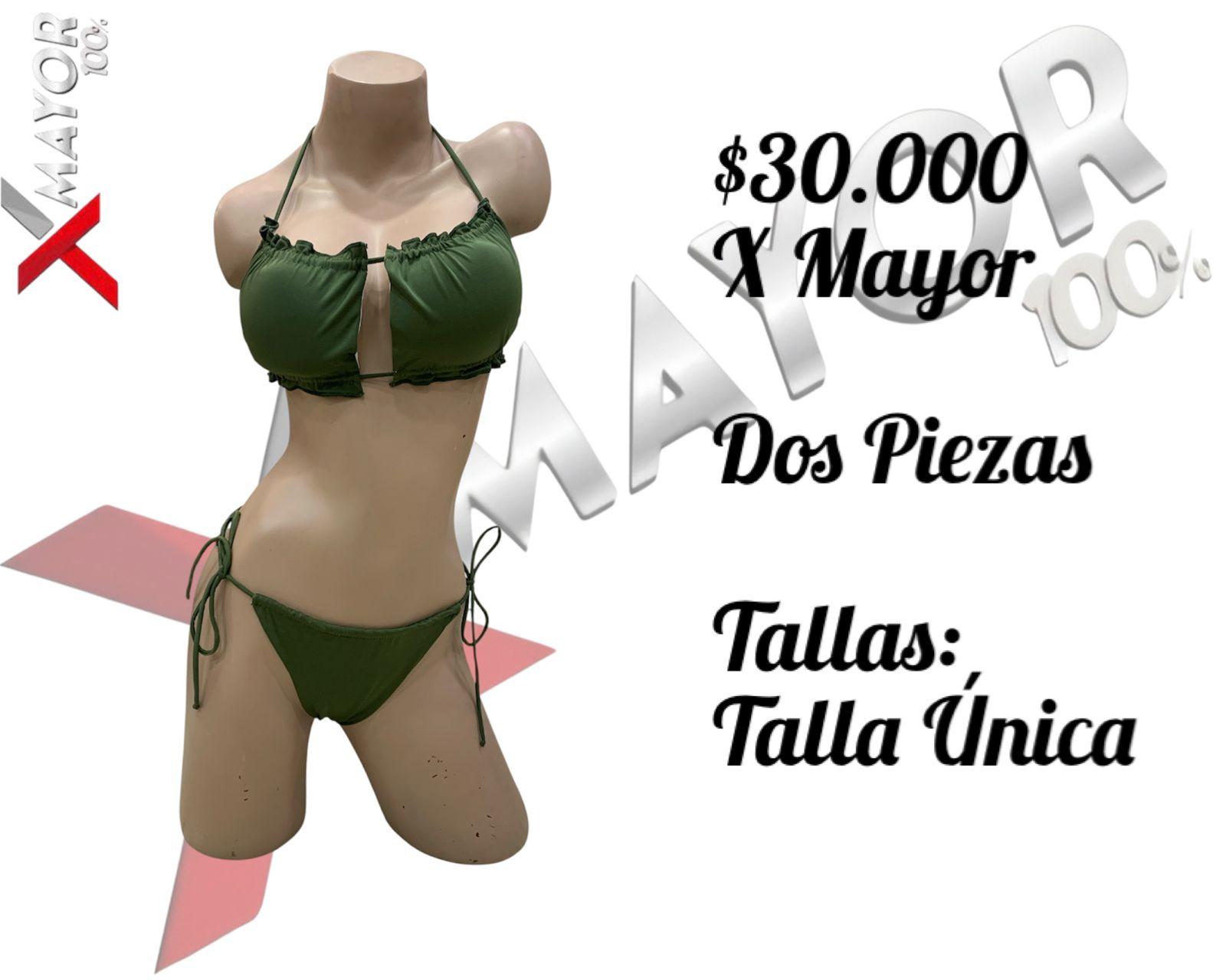 Vestido De Baño Dos Piezas Talla Unica