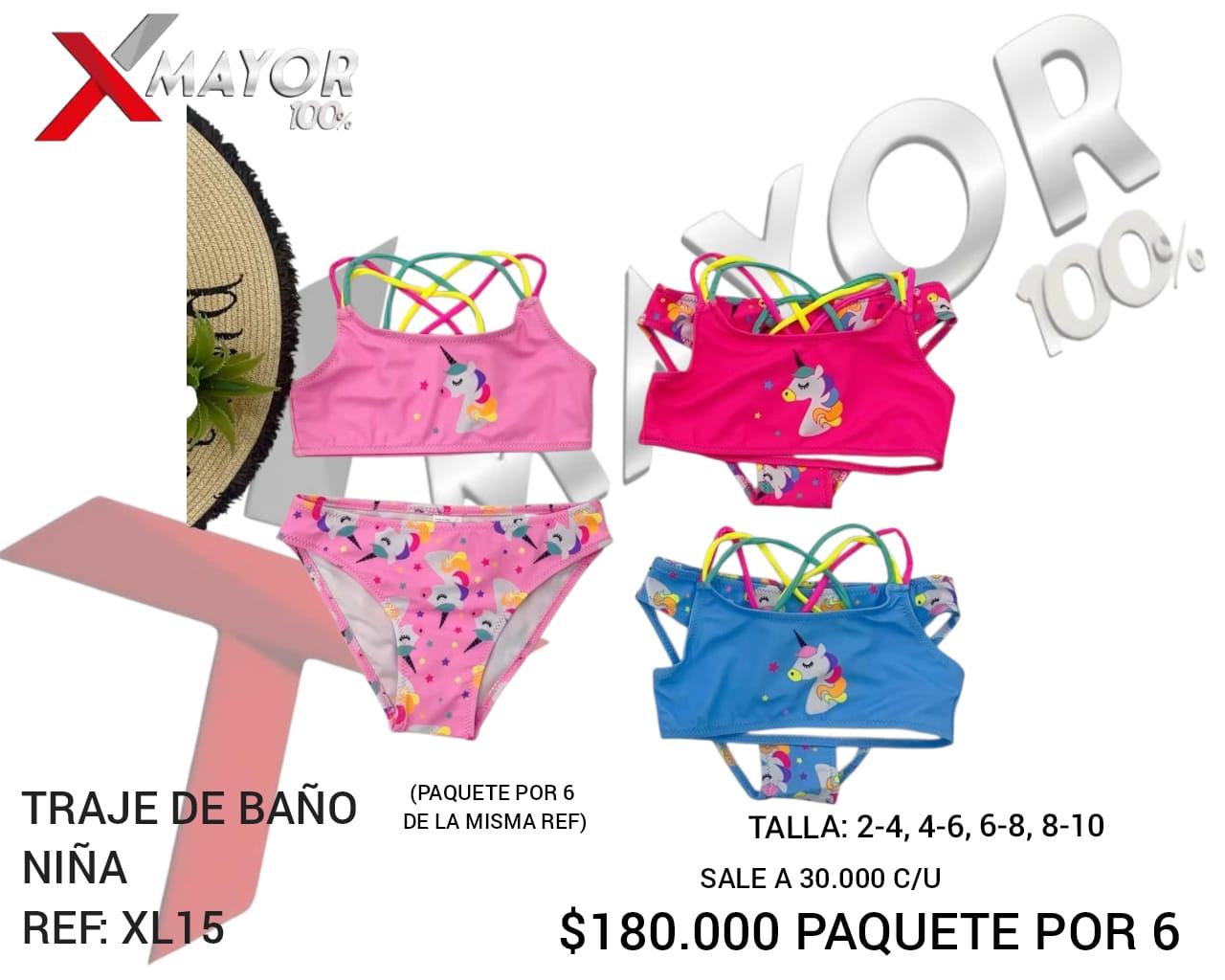 Vestido De Baño Paquete X 6 Ref XL15