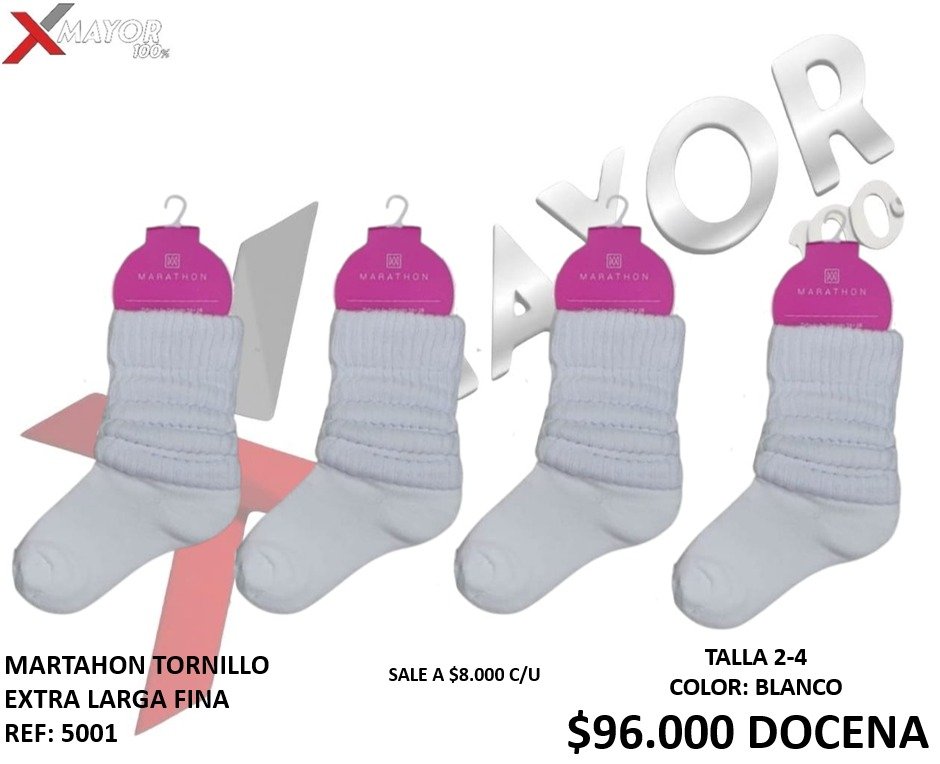 MARATHON TORNILLO EXTRA LARGA FINA REF: 5001