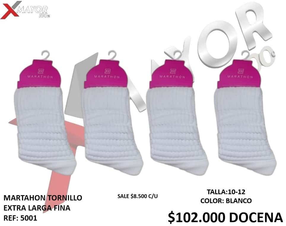 2. Calcetines de marathon en color blanco con punta rosa, ideales para corredores de talla 10-12.