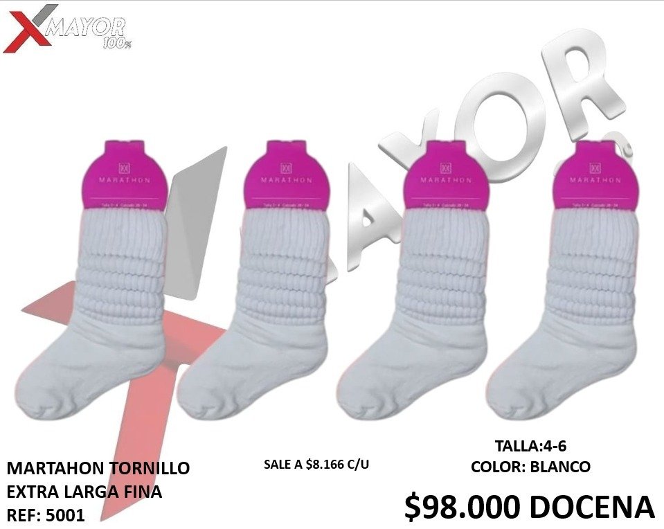 MARATHON TORNILLO EXTRA LARGA FINA REF: 5001