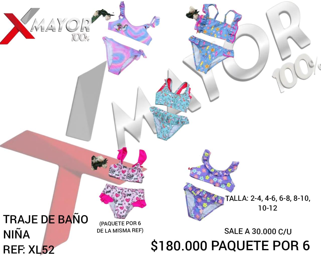 Vestido De Baño Paquete X 6 Ref XL52