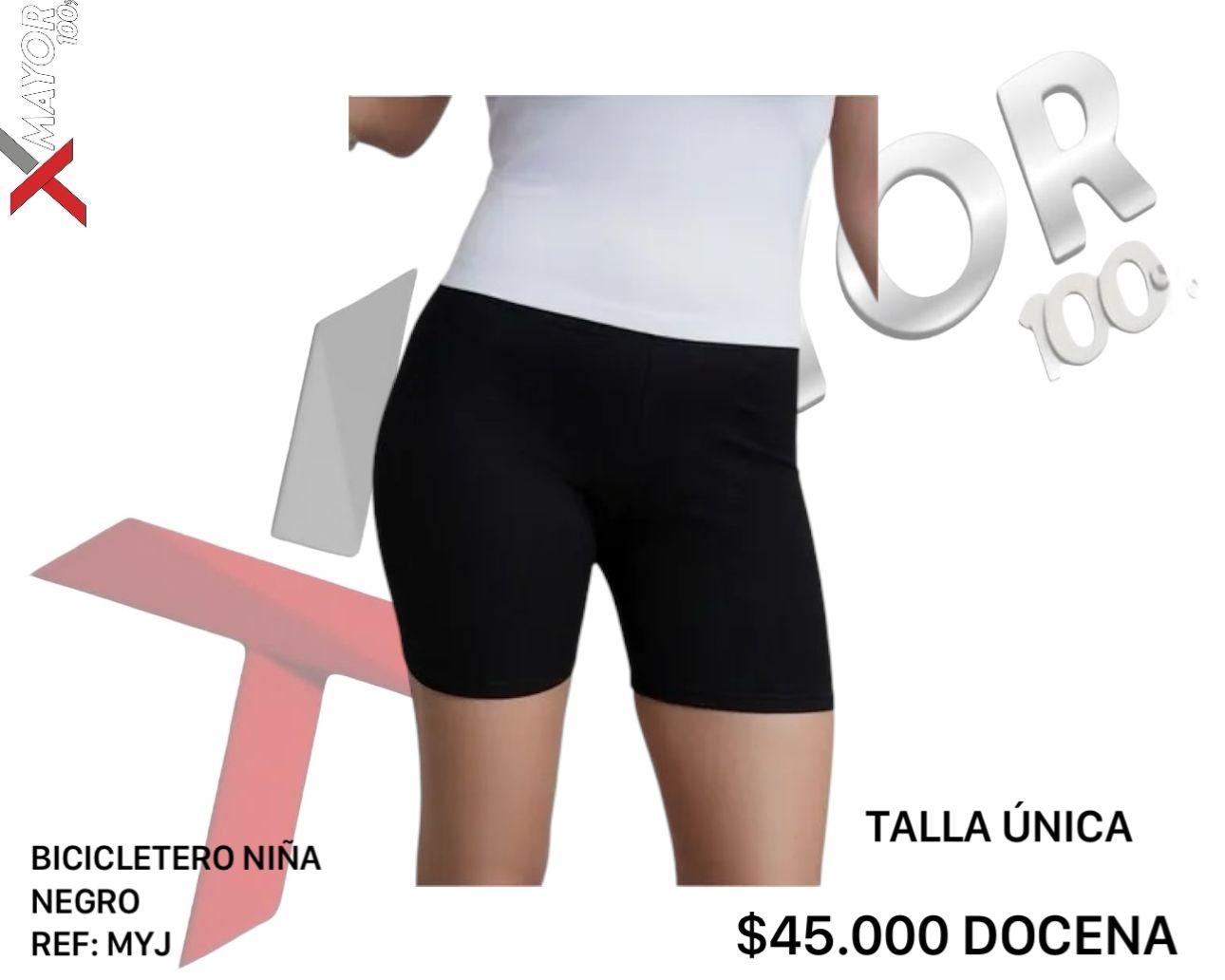 Bicicletero Niña Negro MYJ