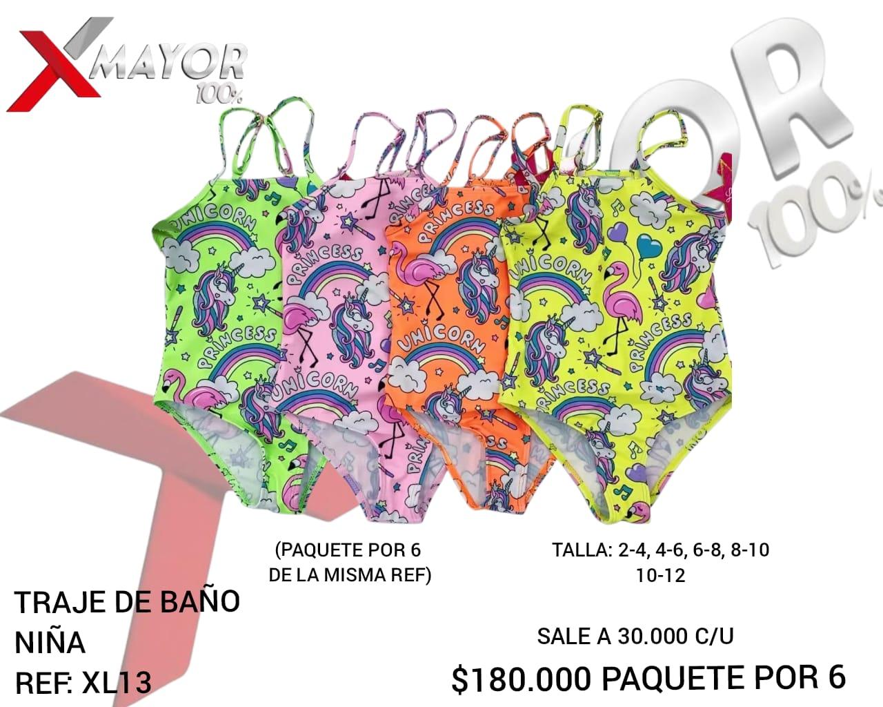 Vestido De Baño Paquete X 6 Ref XL13