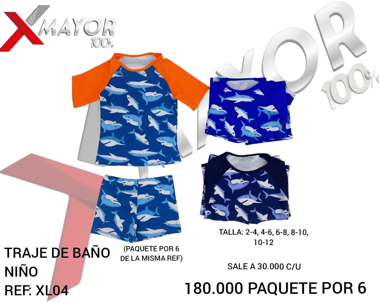 Vestido De Baño Paquete X 6 Ref XL04