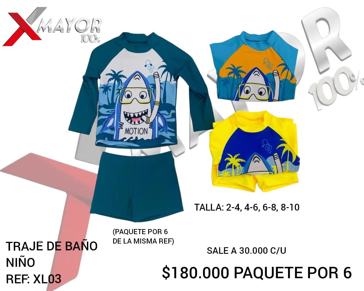 Vestido De Baño Paquete X 6 Ref XL03