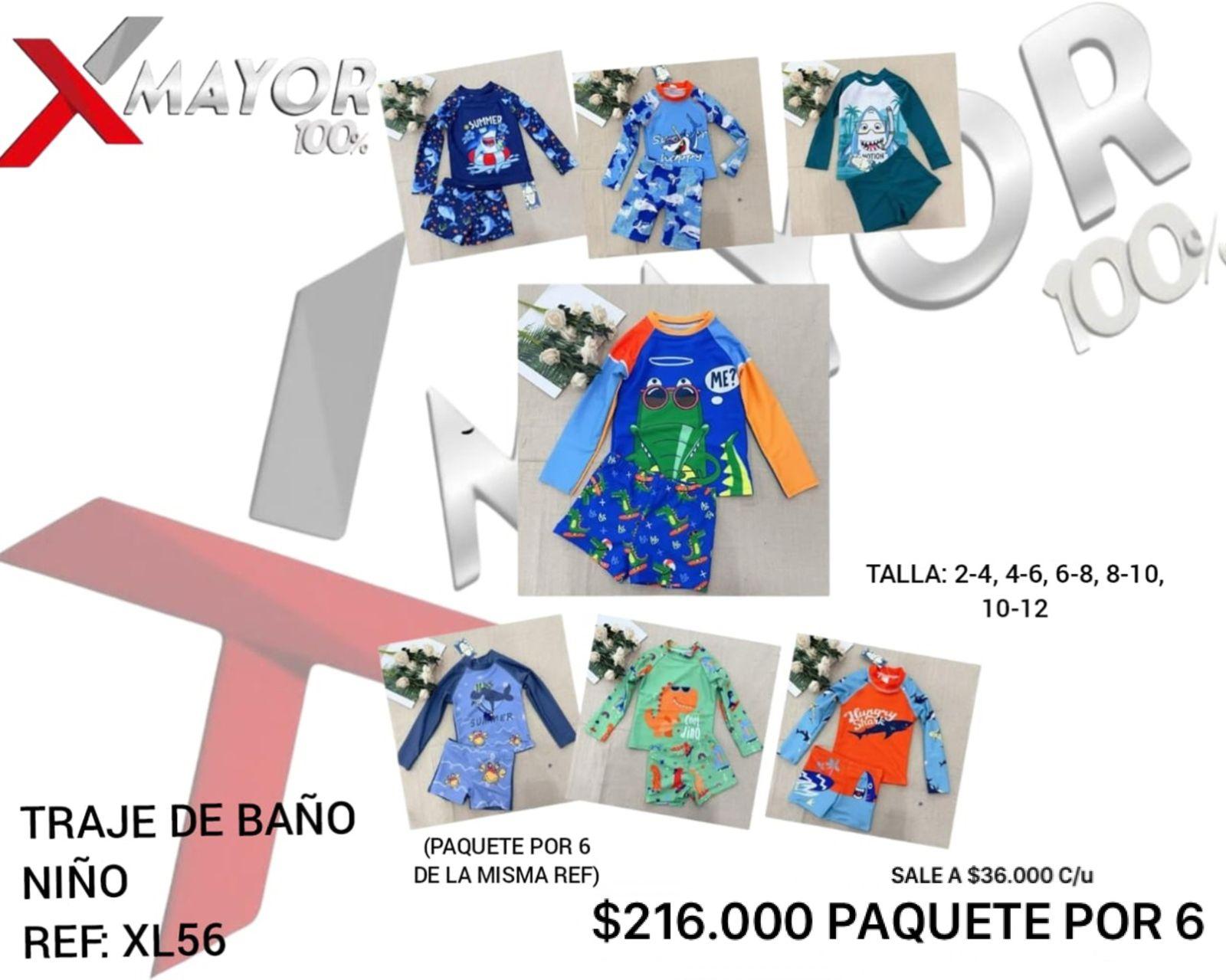 Vestido De Baño Paquete X 6 Ref XL56