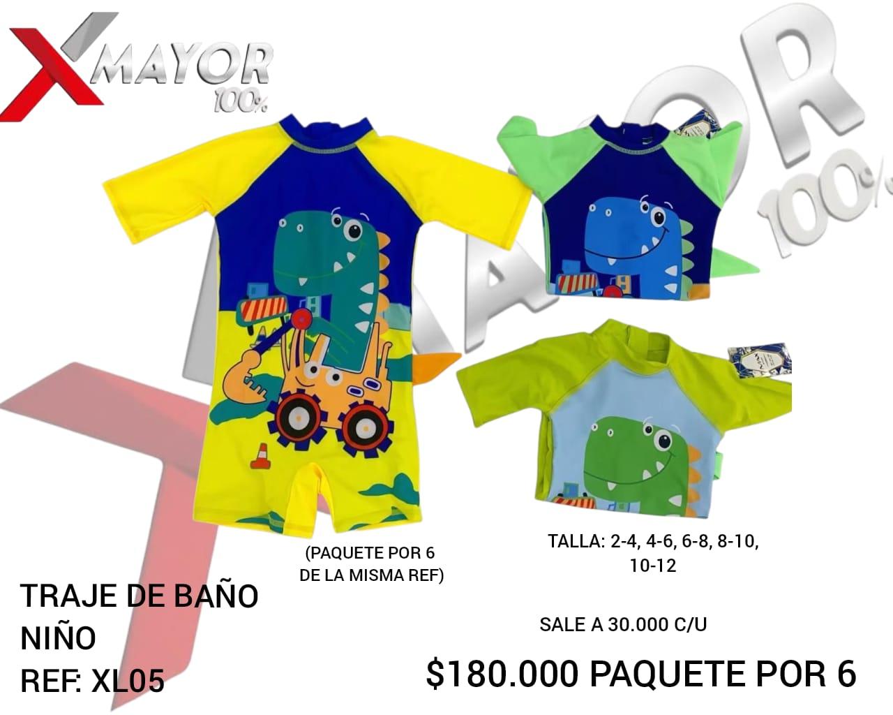 Vestido De Baño Paquete X 6 Ref XL06