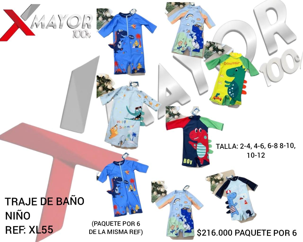Vestido De Baño Paquete X 6 Ref XL55