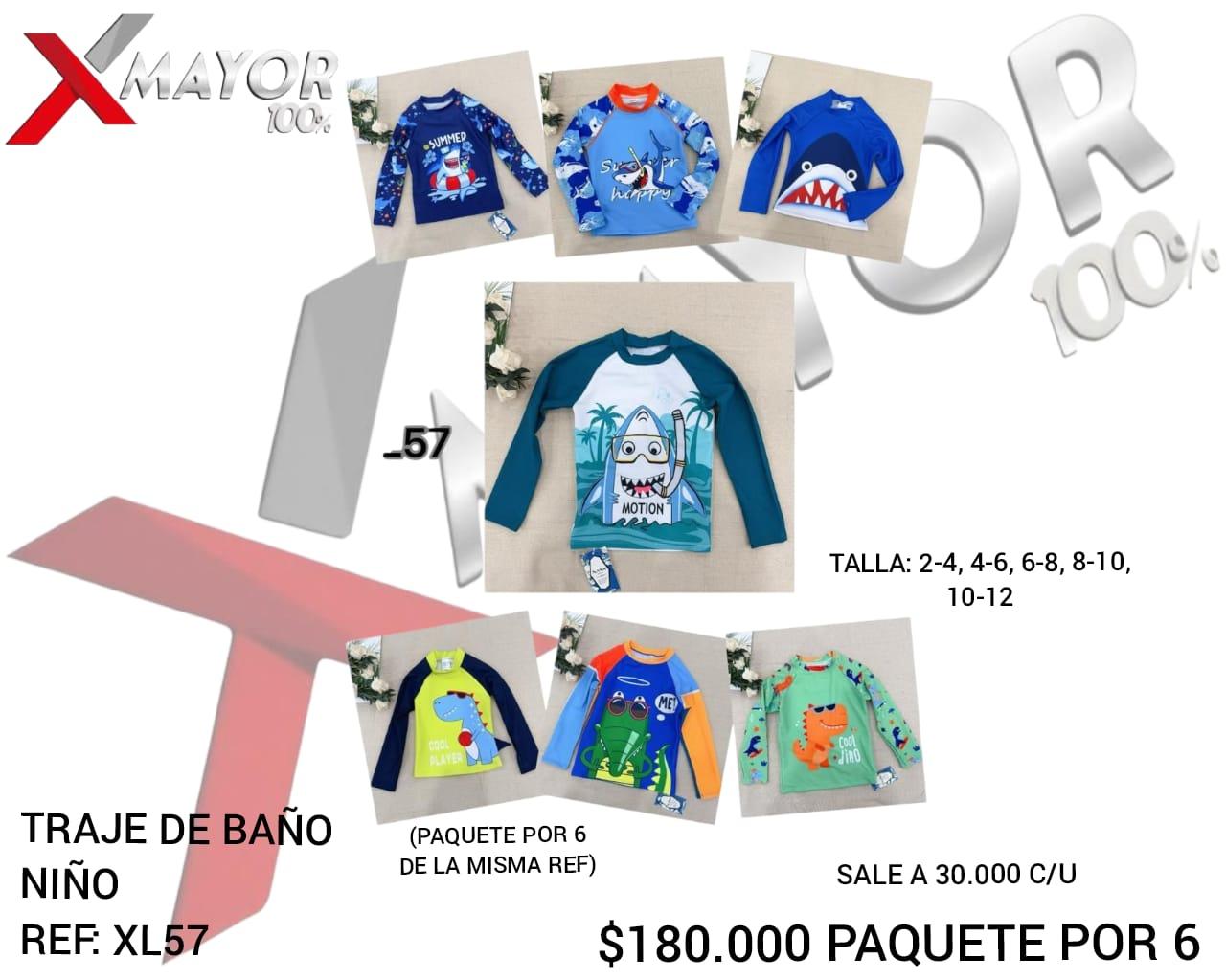 Vestido De Baño Paquete X 6 Ref XL57