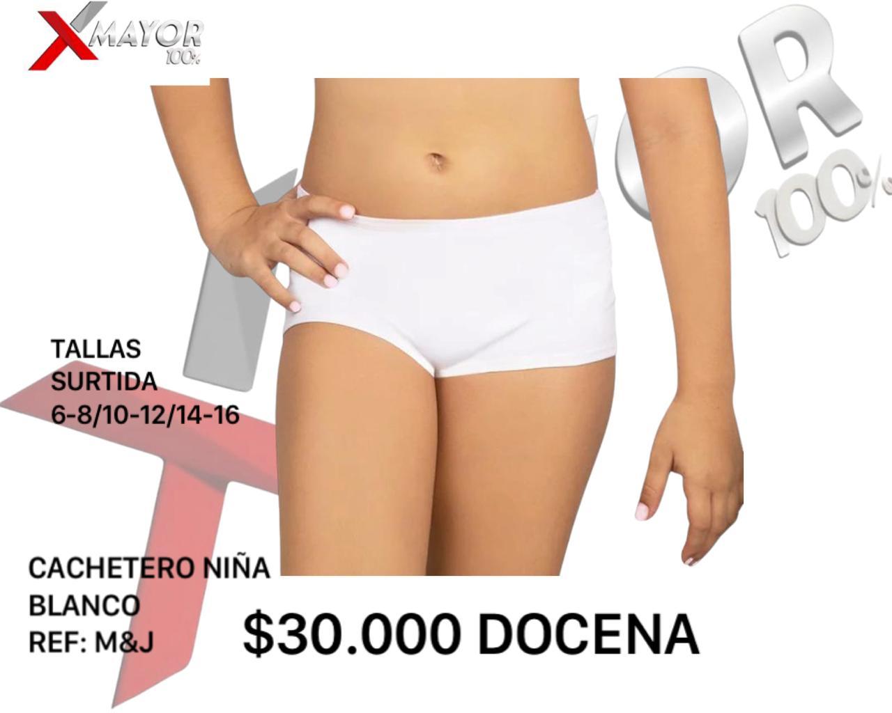 Cachetero Niña Blanco MYJ