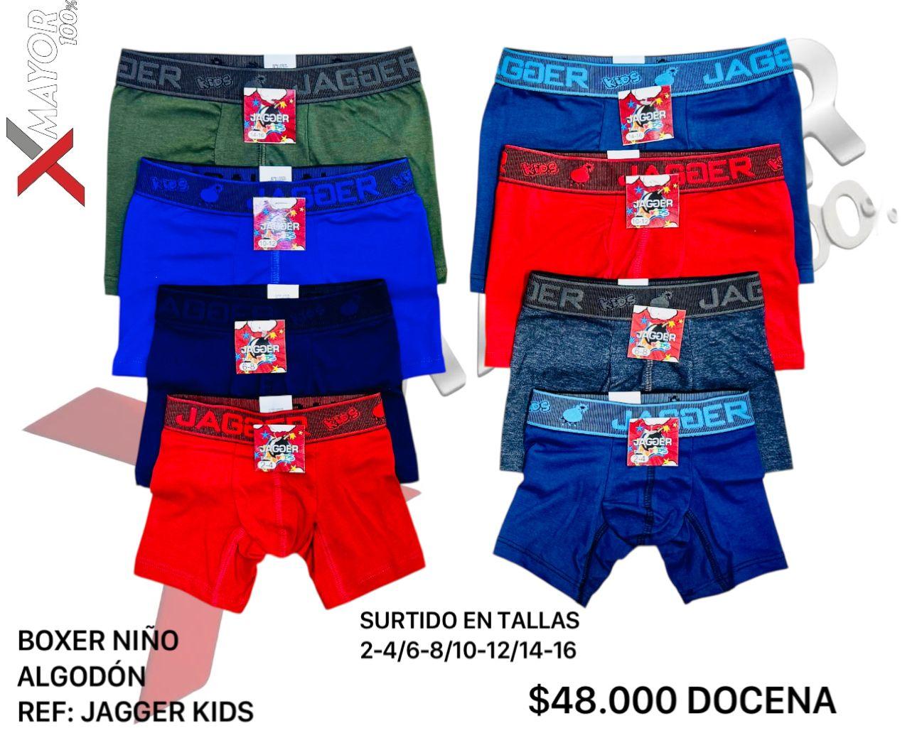 Boxer Algodon Surtido JAGGER KIDS
