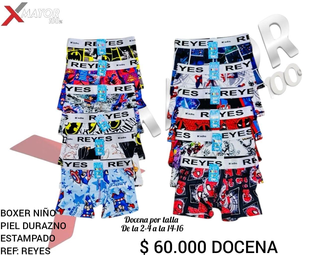 Boxer Piel Durazno Estampado REYES