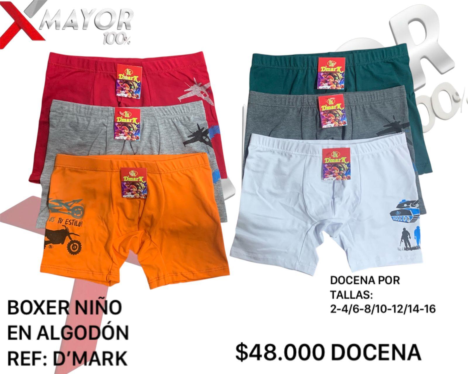 Boxer Niño Algodon D’MARK