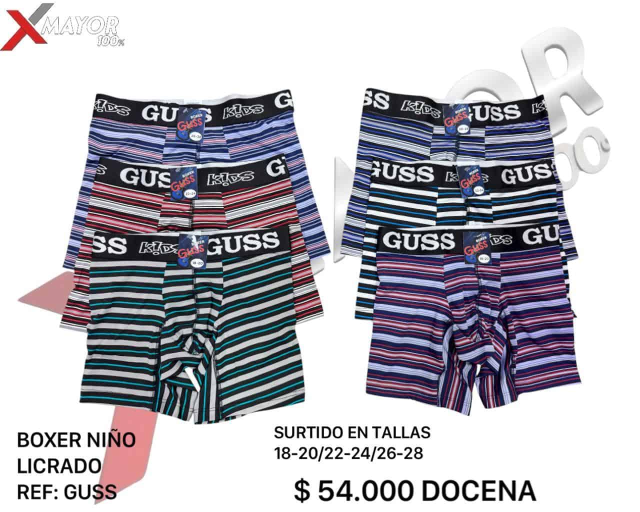 Boxer Lycra Surtido GUSS
