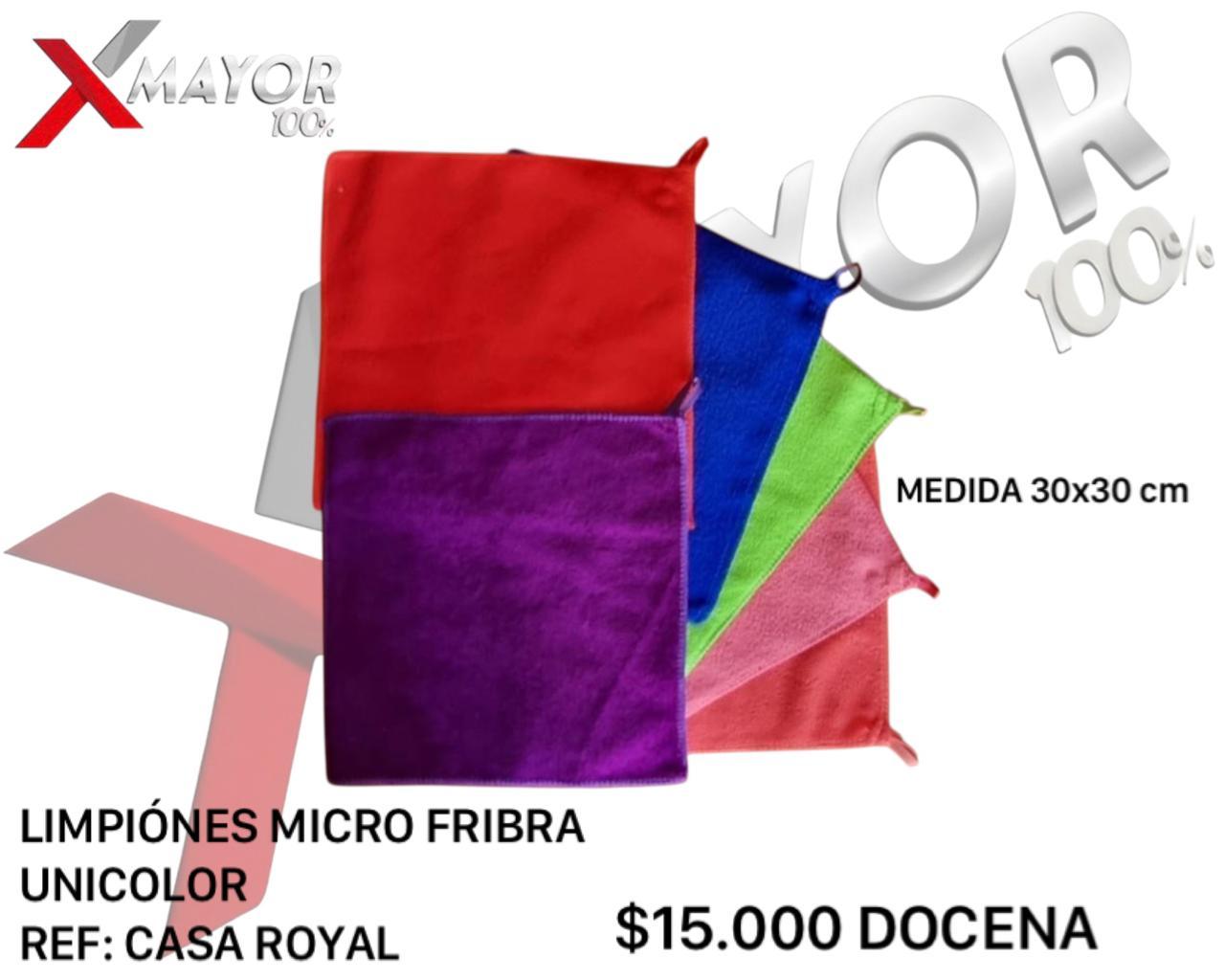 Limpion Micro Fibra Unicolor CASA ROYAL
