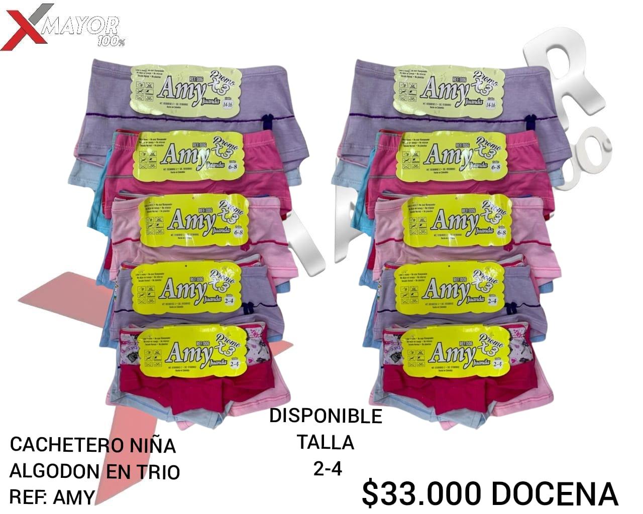 Cachetero Algodon X3 AMY