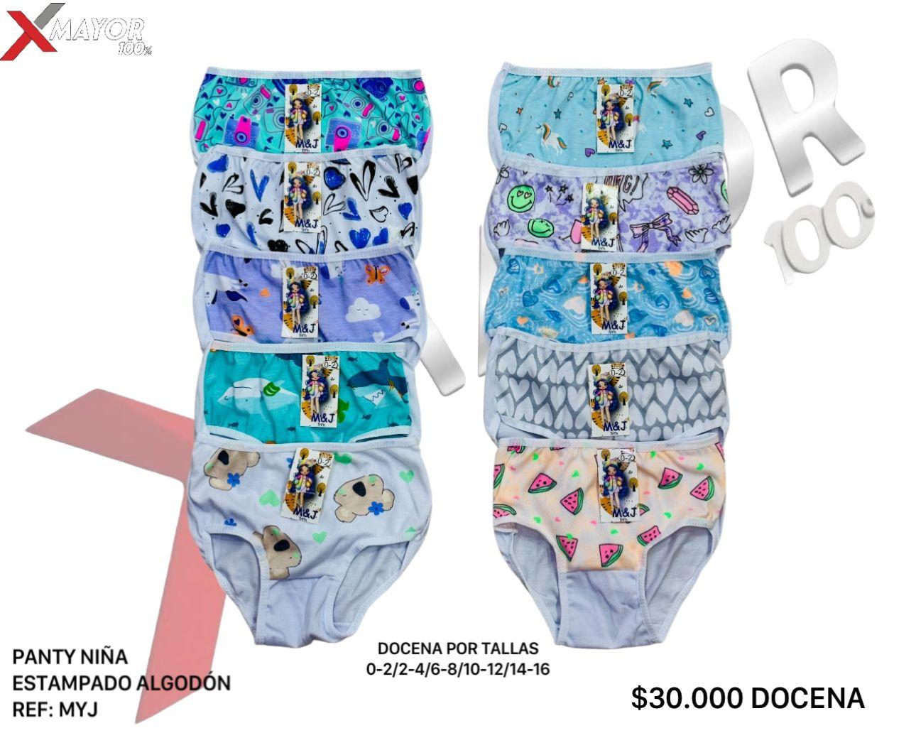 Panty Estampado Algodon MYJ