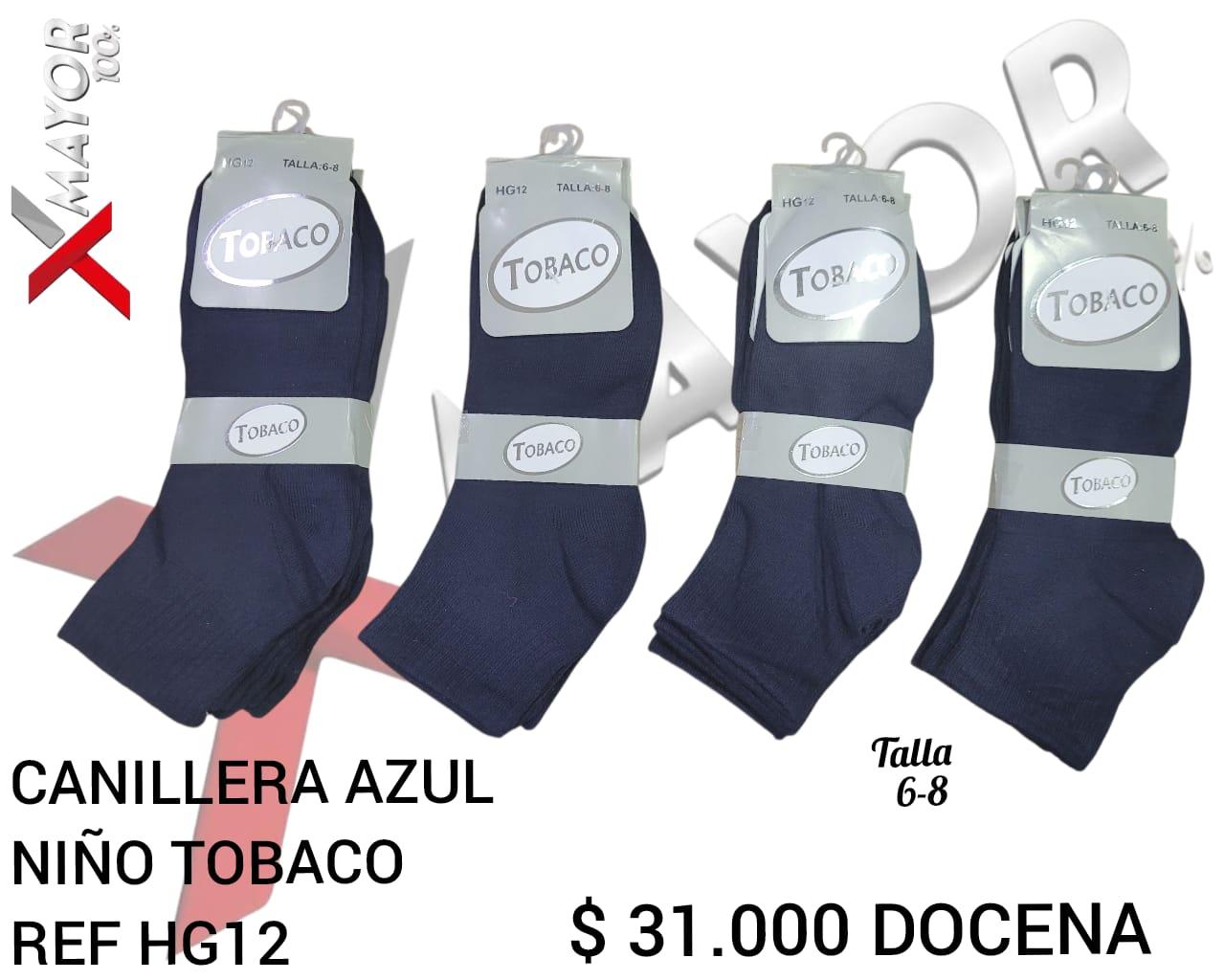 Media Canillera Azul Talla 6-8 TOBACO