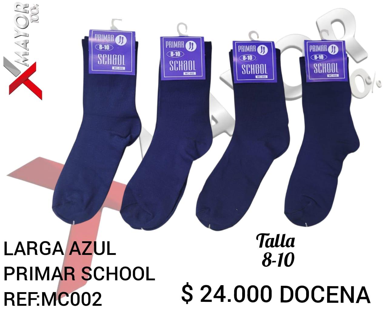 Media Larga Azul Talla 8-10 PRIMAR SCHOOL