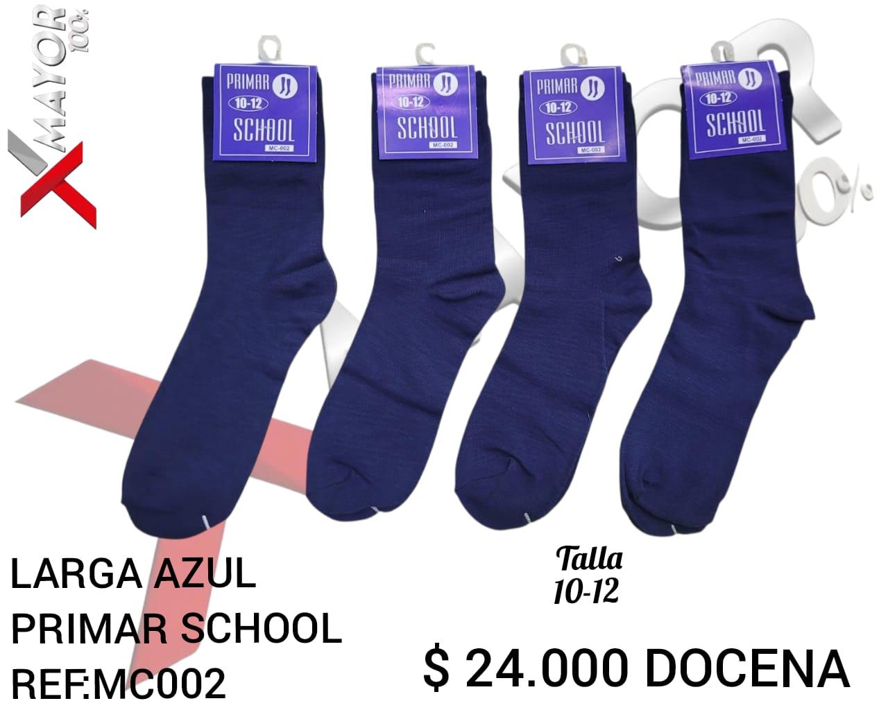 Media Larga Azul Talla 10-12 PRIMAR SCHOOL