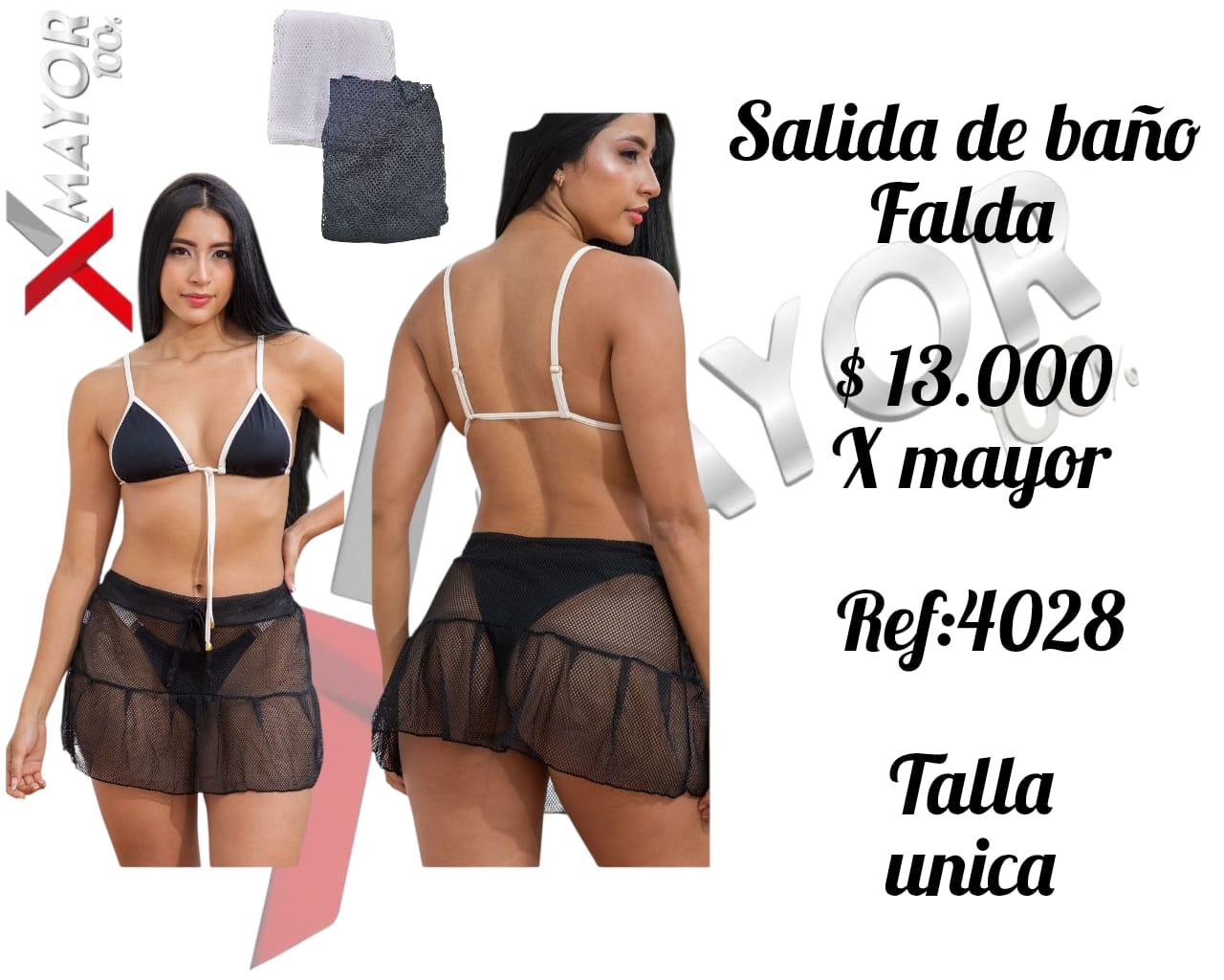 Salida De Baño Falda Ref 4028