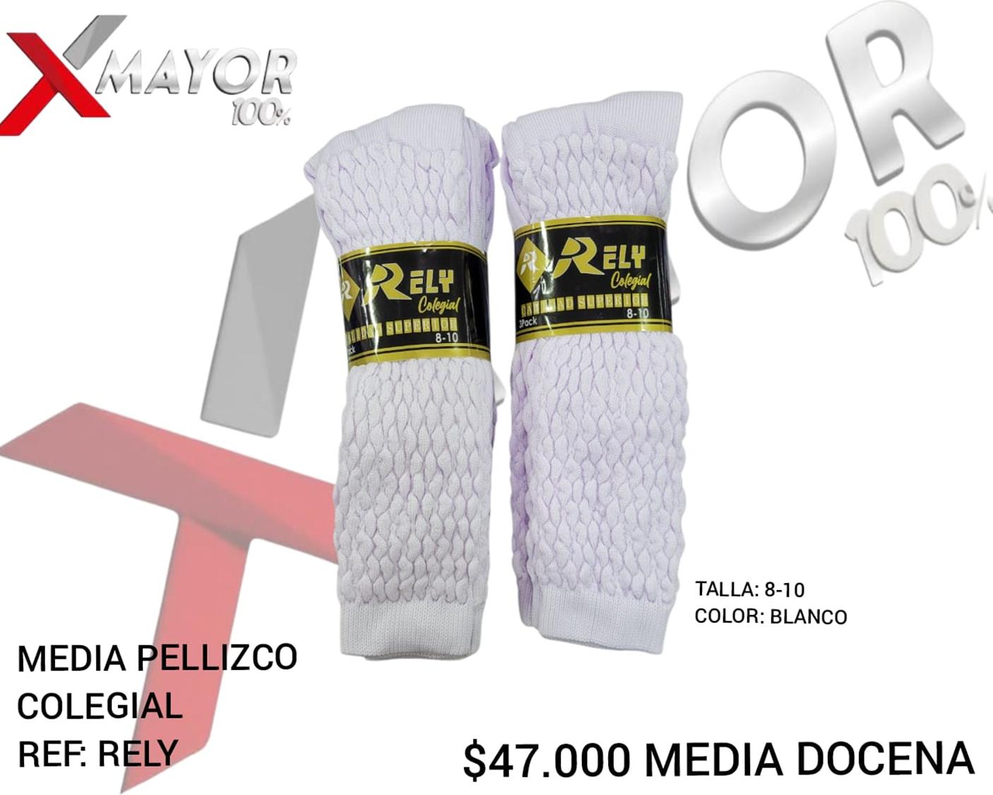 Media Pellizco Talla 8-10 RELY