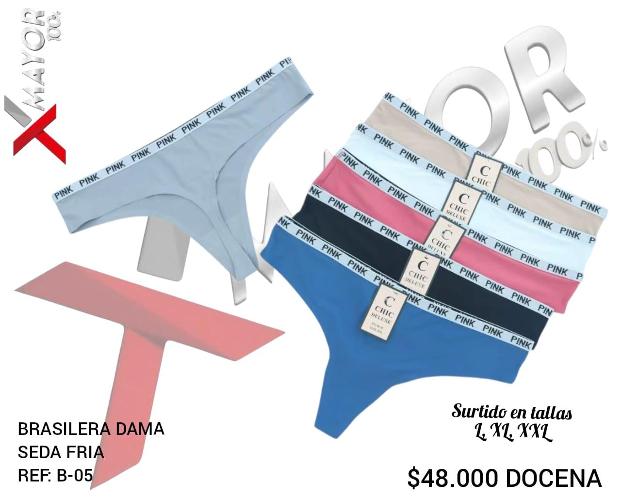 Brasilera Seda Fria Tallas Grandes CHIC