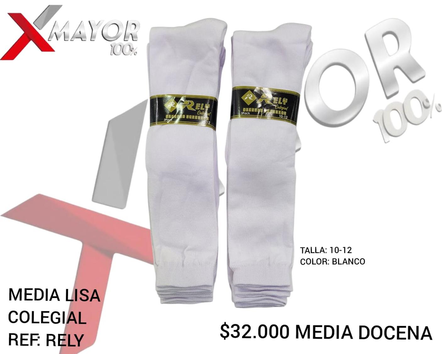 Media Lisa Blanca Talla 10-12 RELY