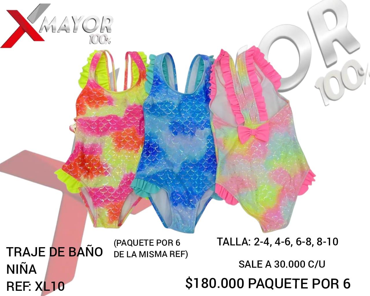 Vestido De Baño Paquete X 6 Ref XL10