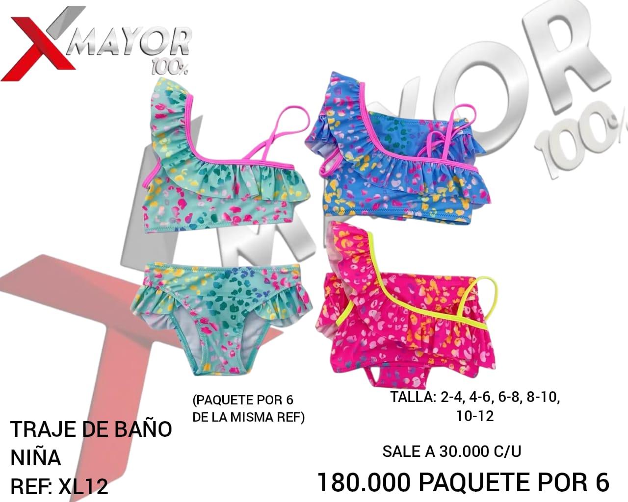 Vestido De Baño Paquete X 6 Ref XL12