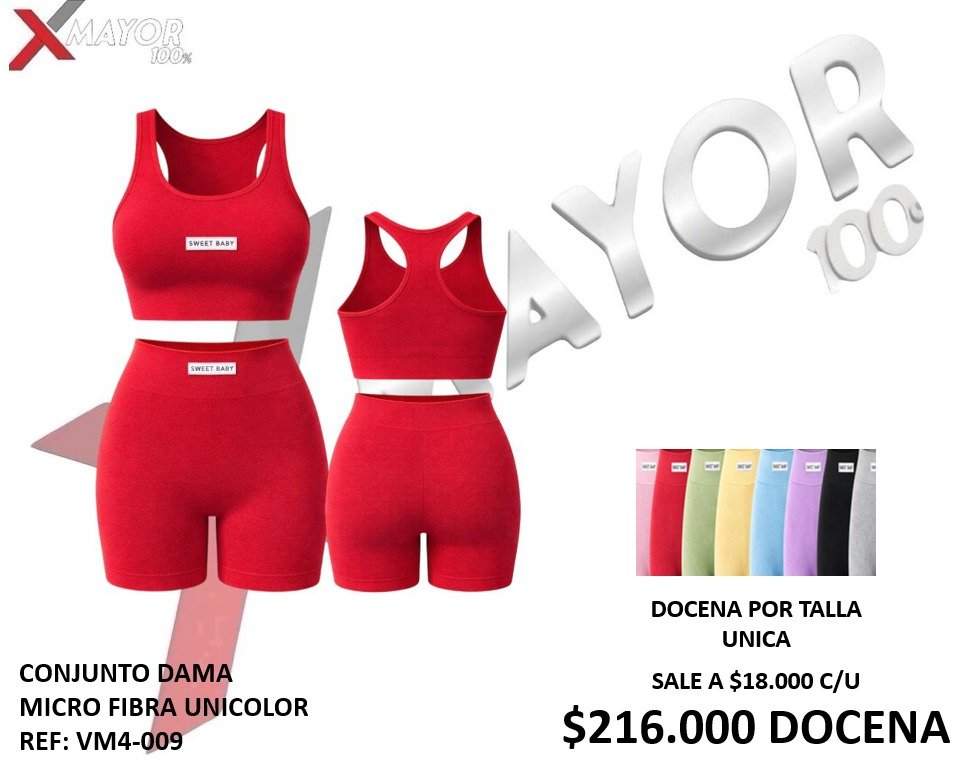 CONJUNTO DAMA MICRO FIBRA REF: VM4-009