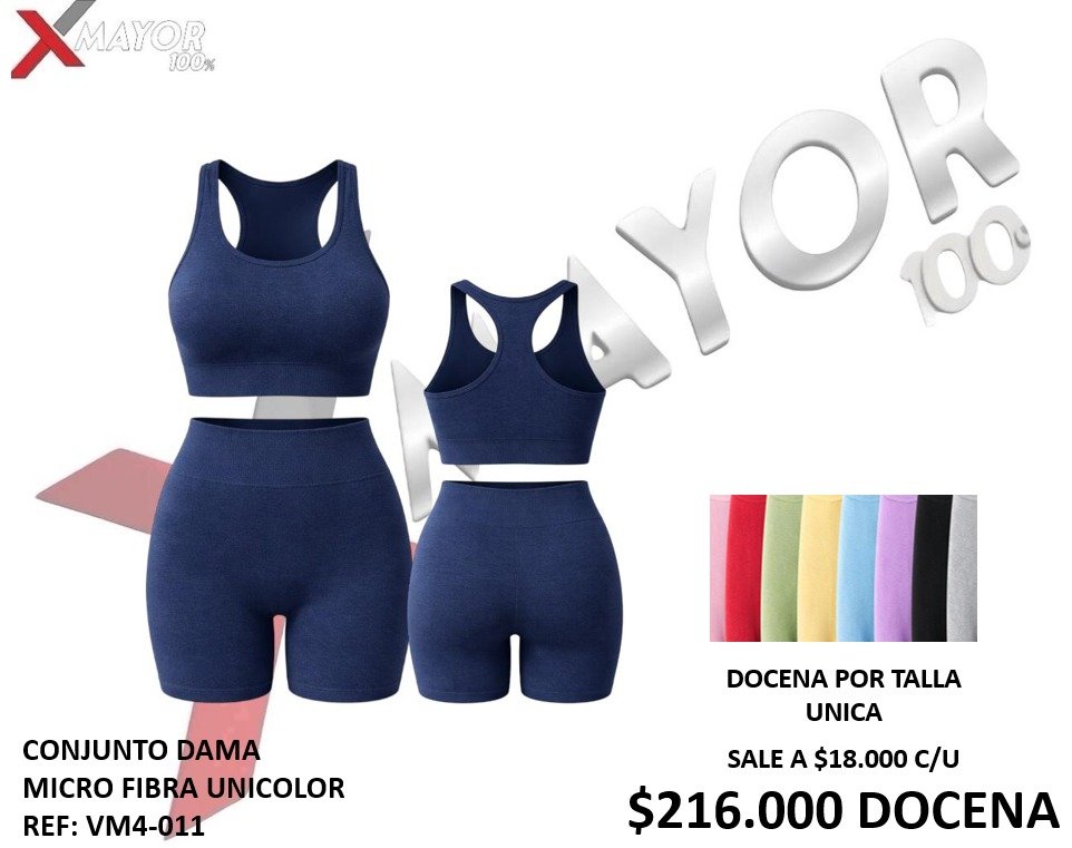 CONJUNTO DAMA MICRO FIBRA REF: VM4-011