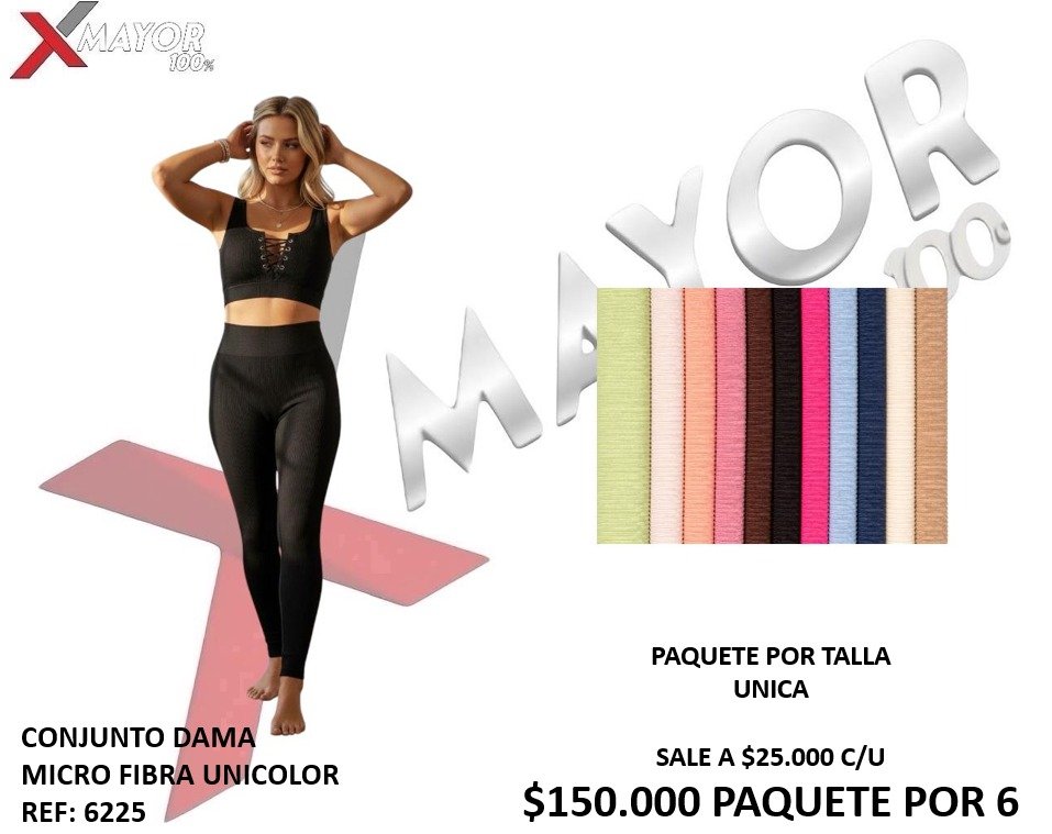 CONJUNTO DAMA MICRO FIBRA REF: 6225